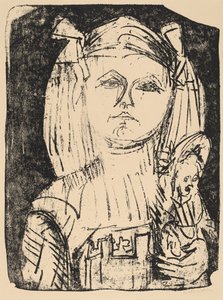 Young Girl with Doll by Ernst Ludwig Kirchner