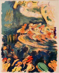 Carousel in Paris by Ernst Matthes