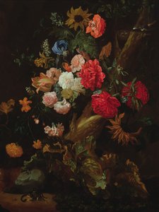 Still Life with Flowers by Ernst Stuven
