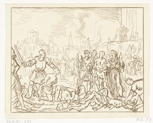 Felicitas and Her Seven Sons Beheaded by Ernst Willem Jan Bagelaar