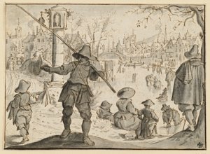 The Winter (The Months December and January), from a Six-Part Series of the Twelve Months by Esaias van de Velde