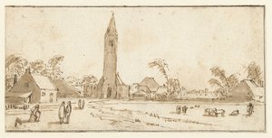 View of Spaarnwoude by Esaias van de Velde