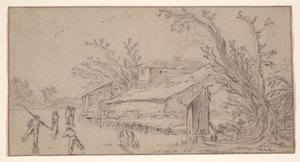 Winter Landscape by Esaias van de Velde