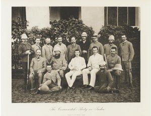Tsarevich Nicholas Alexandrovich of Russia visiting India, 1891 by Esper Esperovich Ukhtomsky