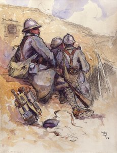 Resting, Prosnes, 7 September 1916
