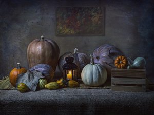 Autumn Harvest Pumpkins by Esteban Rios
