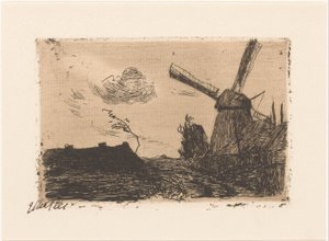 Mill near a Farm
