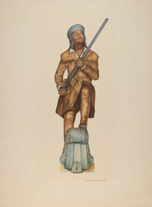 Figurehead: Davy Crockett by Ethel Dougan