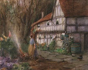 The Autumn Bonfire by Ethel Wane