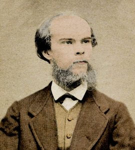 Portrait of Paul Verlaine after Carjat 1870 by Etienne (after) Carjat