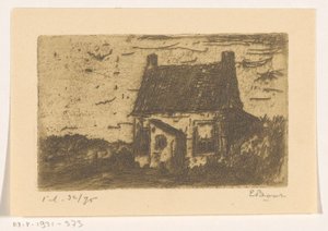 Cottage in Ter Heijde near The Hague by Etienne Bosch (signed by artist)