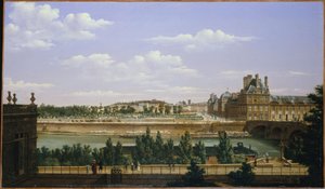 The Garden and the Tuileries Palace, Seen from the Quai d