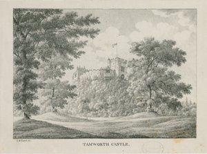 Tamworth Castle by Etienne Bruno Hamel