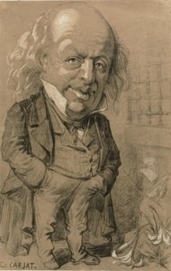 Caricature Portrait of Pierre-Jean de Beranger