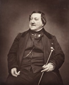 Gioachino Antonio Rossini, Italian composer by Etienne Carjat