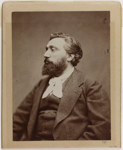 Léon Gambetta (1838-1882), lawyer and politician. by Etienne Carjat