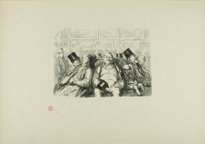 Paris, The Great Art Exhibition: In the Great Salon, A Moment of Reflection by Etienne Carjat