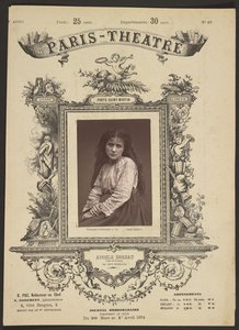 Paris Theatre: Angele Moreau by Etienne Carjat