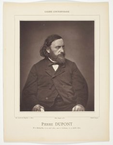 Pierre Dupont by Etienne Carjat