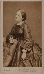 Portrait of Antonine (Marie Pélissé, known as), (1836-1900), (actress) by Etienne Carjat