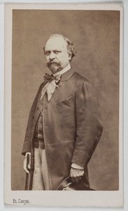Portrait of Guiseppe Palizzi (1813-1887), Italian Painter by Etienne Carjat