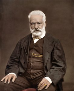 Portrait of Victor Hugo (1802-1885), French Writer and Poet, Colorisation on a Photograph by Etienne Carjat (1828-1906) by Etienne Carjat