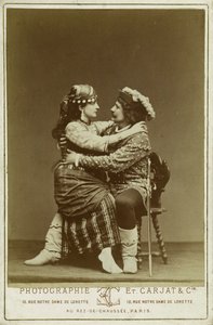 René Didier and Alice Lody in the Roles of Phoebus and Esmeralda by Etienne Carjat