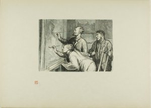 The Paintings Exhibition of 1868: Giving it the Last Touch by Etienne Carjat