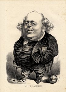 Flying leaf - Illustration by Etienne Carjat: Janin Jules (1804-1874) by Etienne Carjat