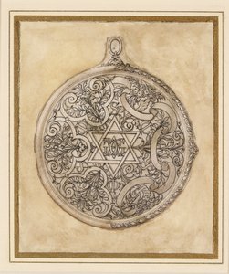 Design for a pendant jewel, mid 16th century by Etienne Delaune