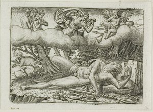 The Death of Adonis by Etienne Delaune
