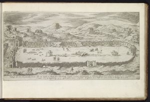 Circus of Maxentius in Rome by Etienne Duperac