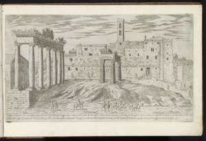 Roman Forum in Rome by Etienne Duperac