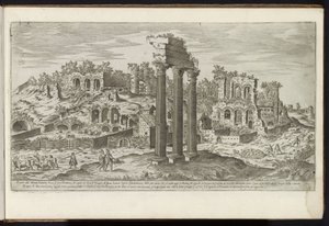 Palatine Hill in Rome by Etienne Duperac