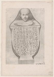 Speculum Romanae Magnificentiae: Face of an Egyptian canopic vase