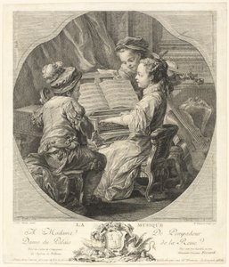 Allegory of Music by Etienne Fessard