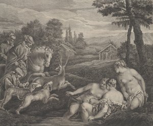 Diane and Actaeon Changed into a Stag