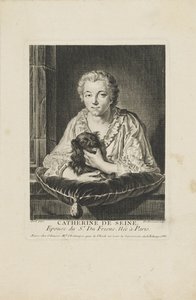Portrait of the actress Madame Quinault-Dufresne
