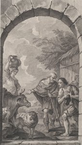 The Chapel of the Enfants-Trouvés in Paris: Groupe des bergers devant une chaumière