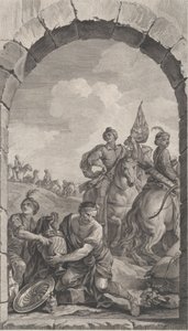 The Chapel of the Enfants-Trouvés in Paris: The Procession of the Magi: Cavaliers by Etienne Fessard