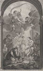 The Chapel of the Enfants-Trouvés in Paris: Les Rois mages Gaspard et Melchior adorant l