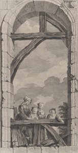 The Chapel of the Enfants-Trouvés in Paris: Nuns and Little Girls Watching the Crèche