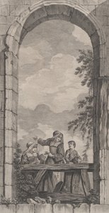 The Chapel of the Enfants-Trouvés in Paris: Nuns and Boys Watching the Crèche
