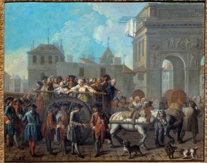 The Conduct of the Girls of Joy in the Salpetriere by Étienne Jeaurat