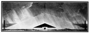 Funeral monument characterizing the genre of shadow architecture