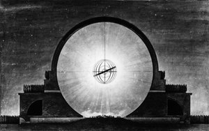 Newton cenotaph, day effect cut - E.L. Boullée