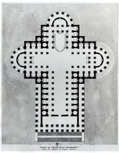 Project for the Church of the Madeleine. Drawing. Architecture