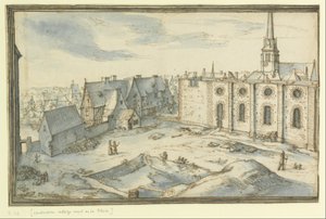 Construction College La Flèche by Etienne Martellange