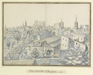 View of the City of Avignon, 1608