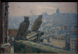 Paris Seen from Notre-Dame by Etienne Moreau Nelaton